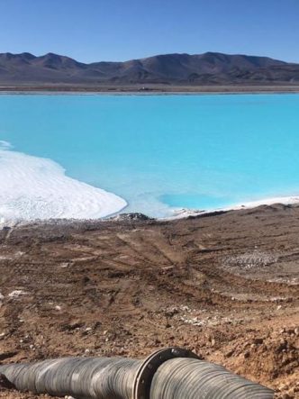 Agua en el litio
