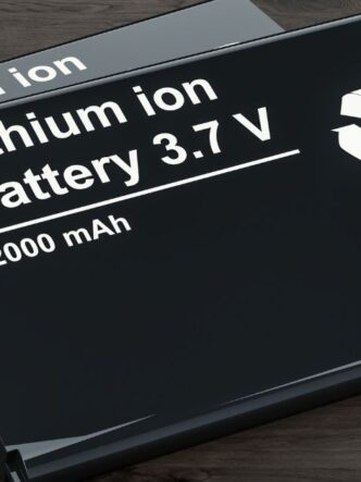 Batería de litio tipo LFP sobre fondo tecnológico, símbolo del avance en métodos electroquímicos para su reciclaje sostenible.