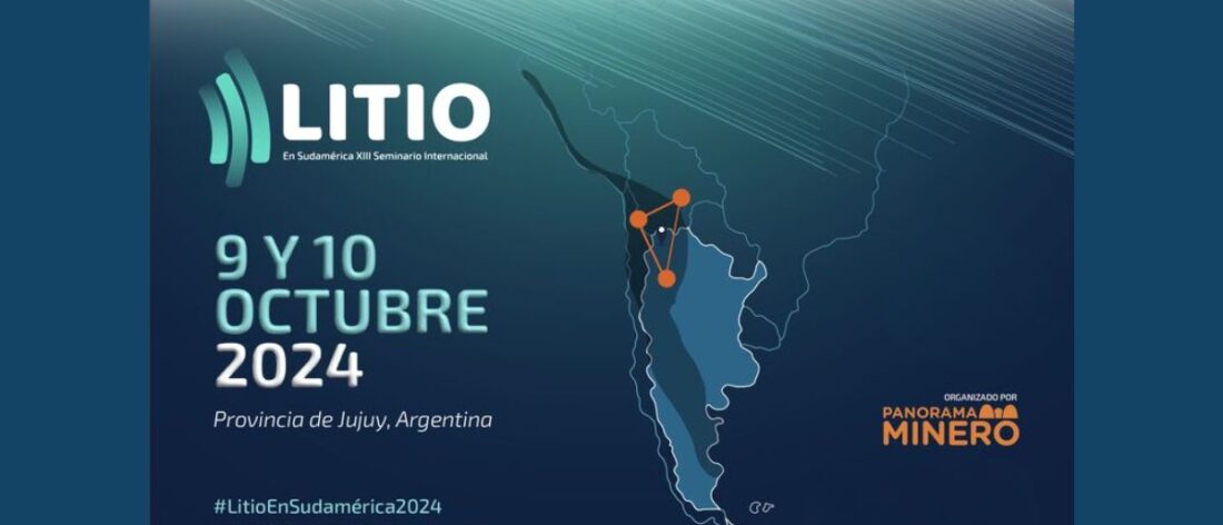 Jujuy será sede de la 15° edición de Litio en Sudamérica en un escenario de transición para el mercado global
