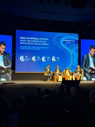 Panel empresarial de Litio en Sudamérica 2026 sobre los próximos pasos y necesidades de los proyectos de litio previstos en Argentina y la región.